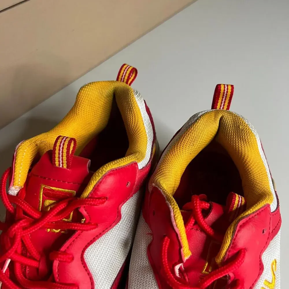 Fila Ray Tracer Mens 11 Red Yellow Gold Fusion Chunky Dad Sneaker‎